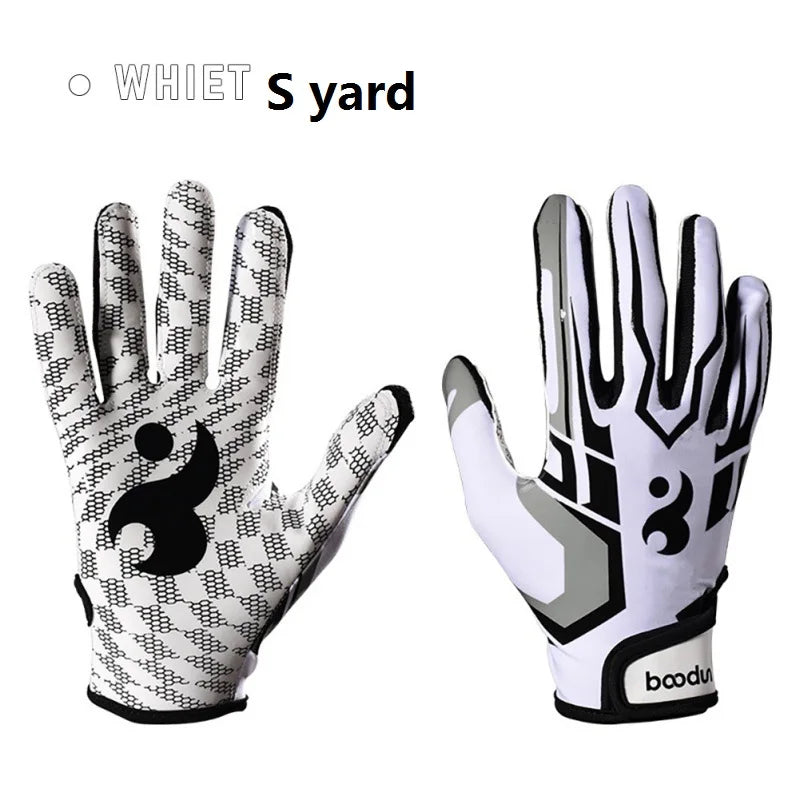 Full-Finger Silicone Grip Sports Gloves – Anti-Slip, Adjustable Wristband