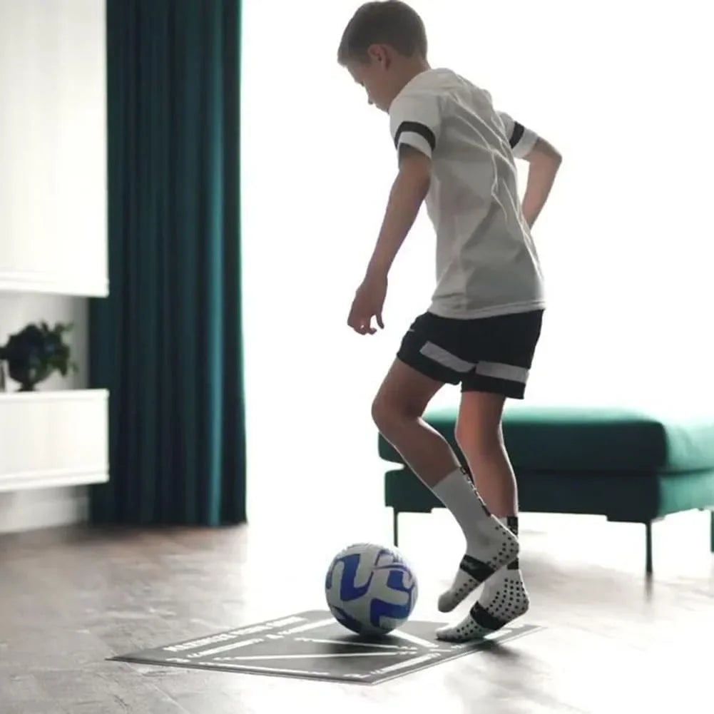 Dribble Training Mat – Foldable Non-Slip Soccer Carpet