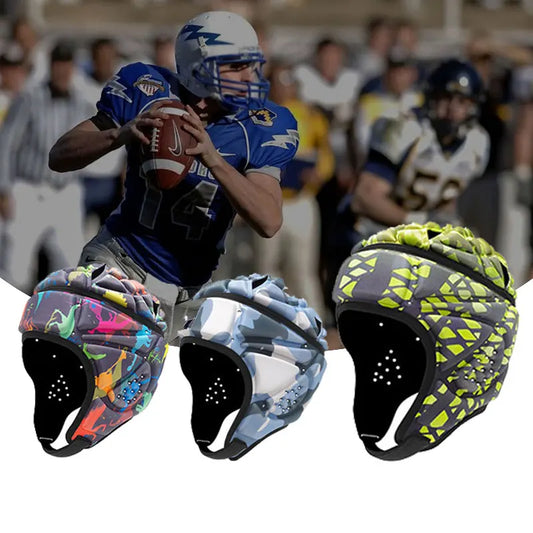 Professional Rugby Headguard - Soft PU Protective Scrum Cap for Adults