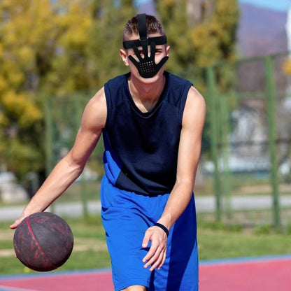 Basketball Defensive Masque Face Guarding Basketball Defensive Masque Guard Shooter Jump Basketball Game Training Equipment For