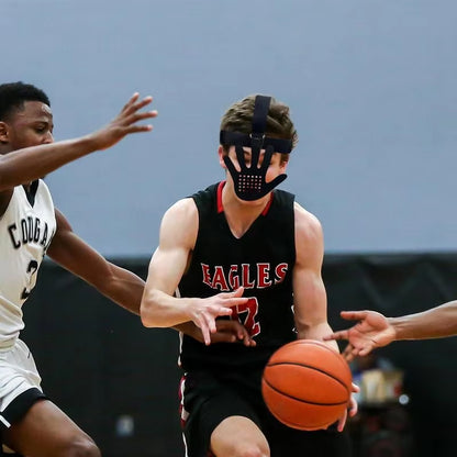 Basketball Defensive Masque Face Guarding Basketball Defensive Masque Guard Shooter Jump Basketball Game Training Equipment For