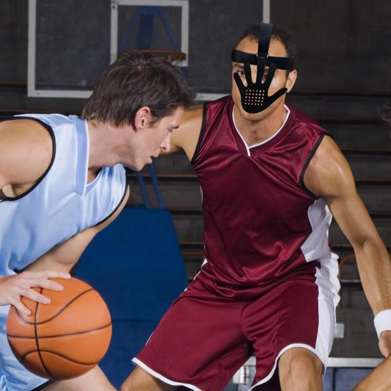 Basketball Defensive Masque Face Guarding Basketball Defensive Masque Guard Shooter Jump Basketball Game Training Equipment For