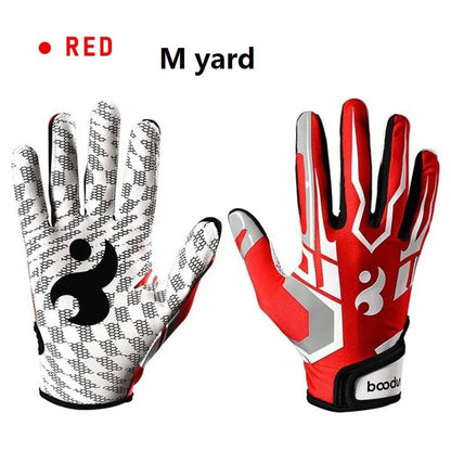 Full-Finger Silicone Grip Sports Gloves – Anti-Slip, Adjustable Wristband