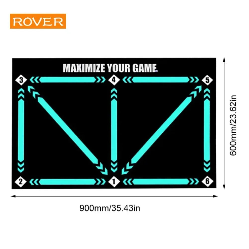 Dribble Training Mat – Foldable Non-Slip Soccer Carpet