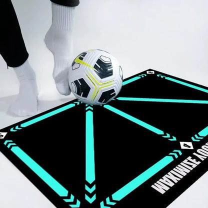 Dribble Training Mat – Foldable Non-Slip Soccer Carpet