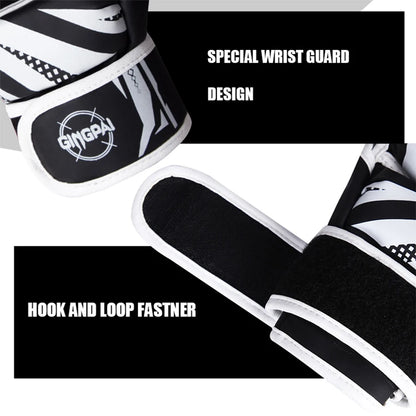 Half-Finger PU Gloves – MMA, Boxing & Training