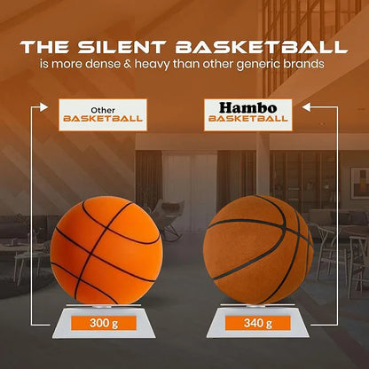 Silent Bounce Basketball – Size 7 PU Foam