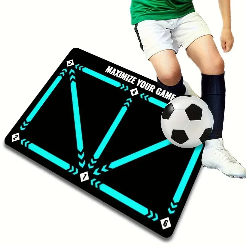Dribble Training Mat – Foldable Non-Slip Soccer Carpet