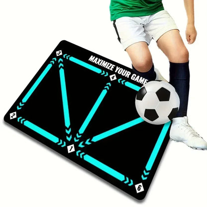 Dribble Training Mat – Foldable Non-Slip Soccer Carpet