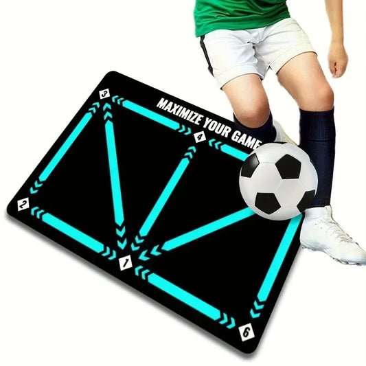 Dribble Training Mat – Foldable Non-Slip Soccer Carpet