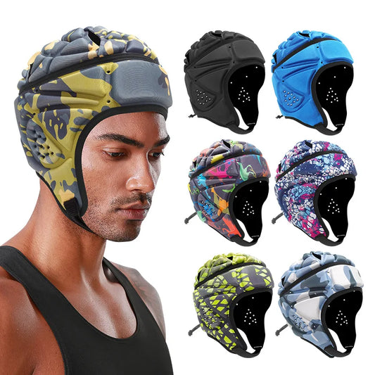 PU Soft Rugby & Football Headguard – Adult Protective Scrum Cap