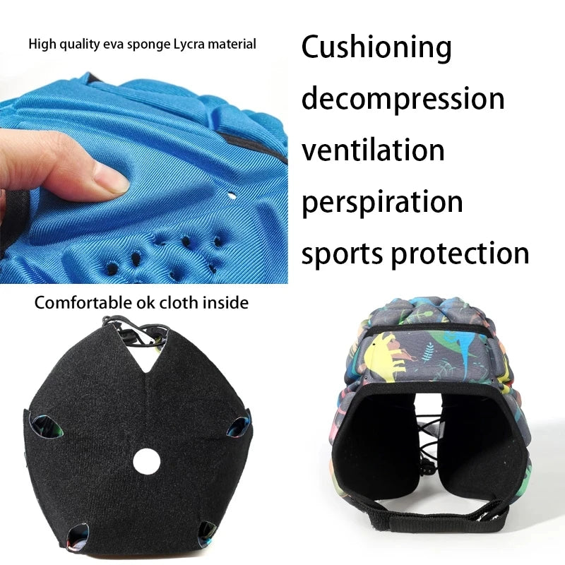 PU Soft Rugby & Football Headguard – Adult Protective Scrum Cap